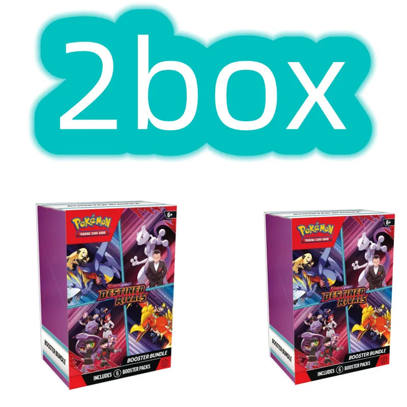 Pokemon Card v10 Booster bundle Destined Rivals Prismatic Evolutions Scarlet Violet 151 English Booster Transaction Cards Gifts