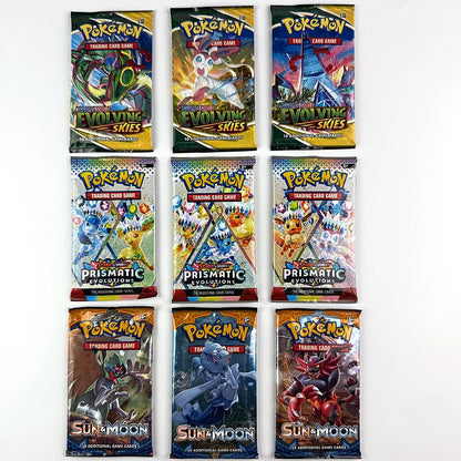 10/20Pcs Pokemon Cards Sun & Moon Evolutions Prismatic Pokemon Booster Collectible Tradeiner Card Game Toy For Children Gifts