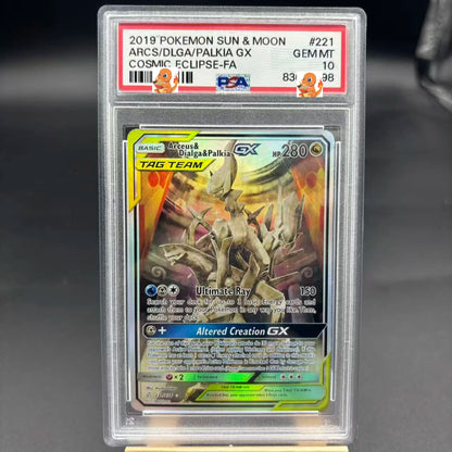 diy 1pcs pokemon PTCG PSA Jolteon Zekrom ex Shining Celebi Self Control Collect Signature Trading Flash Card Anime Cartoon Gift