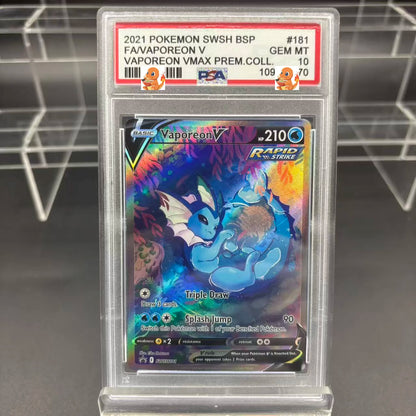 diy 1pcs pokemon PTCG PSA Jolteon Zekrom ex Shining Celebi Self Control Collect Signature Trading Flash Card Anime Cartoon Gift