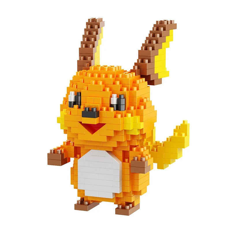 Pokemon building blocks mini small micro deform construction bricks nano Toy pikahcu Charmander Togepi children kids boy Game