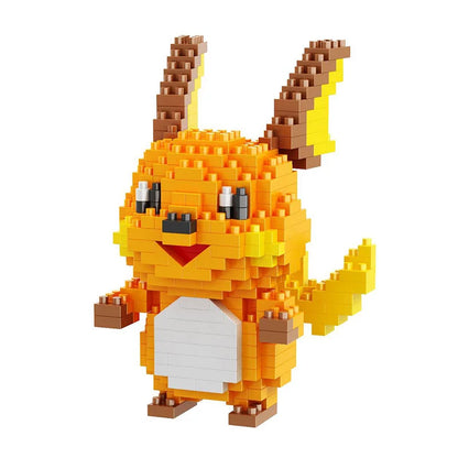 Pokemon building blocks mini small micro deform construction bricks nano Toy pikahcu Charmander Togepi children kids boy Game