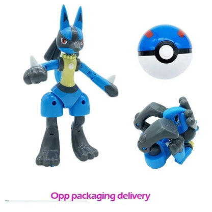 Genuine Pokemon Figure Ball Action Toy Mewtwo Venusaur Charizard Solgaleo Eevee Mewtwo Pikachu Box Pokeball Poke Ball Kids Gift