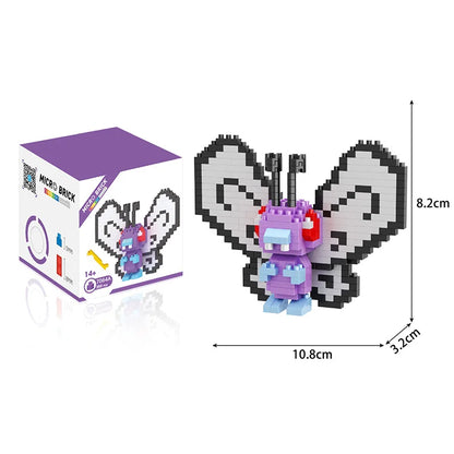 Pokemon building blocks mini small micro deform construction bricks nano Toy pikahcu Charmander Togepi children kids boy Game