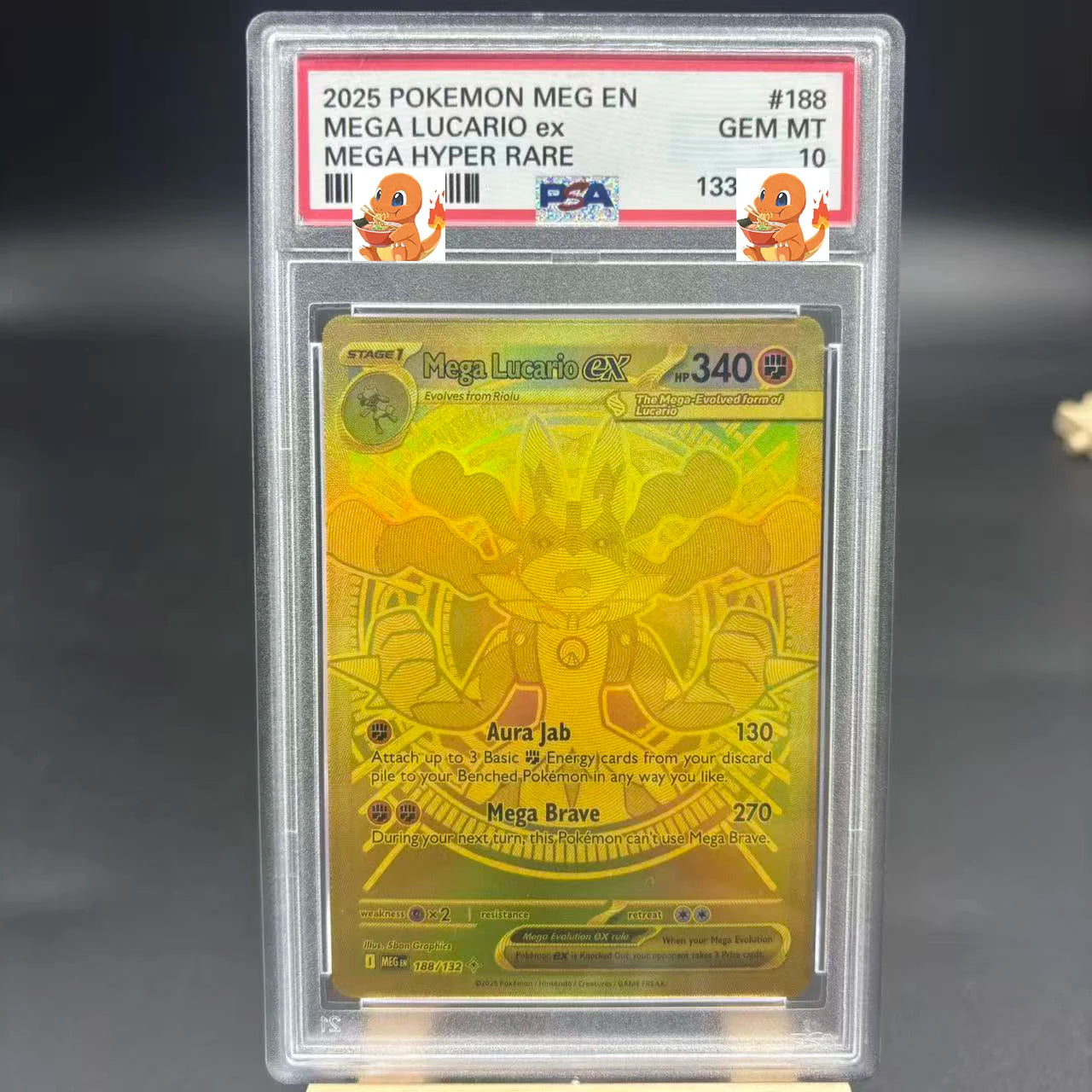 Diy 1pcs/set Pokemon PTCG PSA Pikachu Sableye&Tyranitar Ex Self Control Collect Signature Trading Flash Card Anime Cartoon Gift