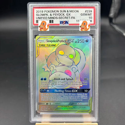 Diy 1pcs/set Pokemon PTCG PSA Pikachu Sableye&Tyranitar Ex Self Control Collect Signature Trading Flash Card Anime Cartoon Gift