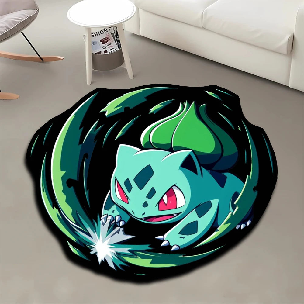 Area Rug Anime Pokémon Venusaur Greninja Charizard Pikachu Sylveon Charmander Customize Printed Carpet for Home Decor