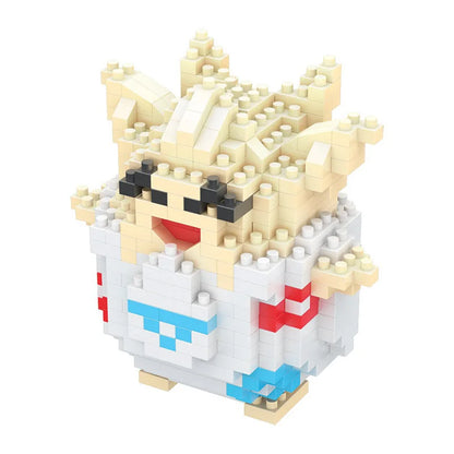 Pokemon building blocks mini small micro deform construction bricks nano Toy pikahcu Charmander Togepi children kids boy Game