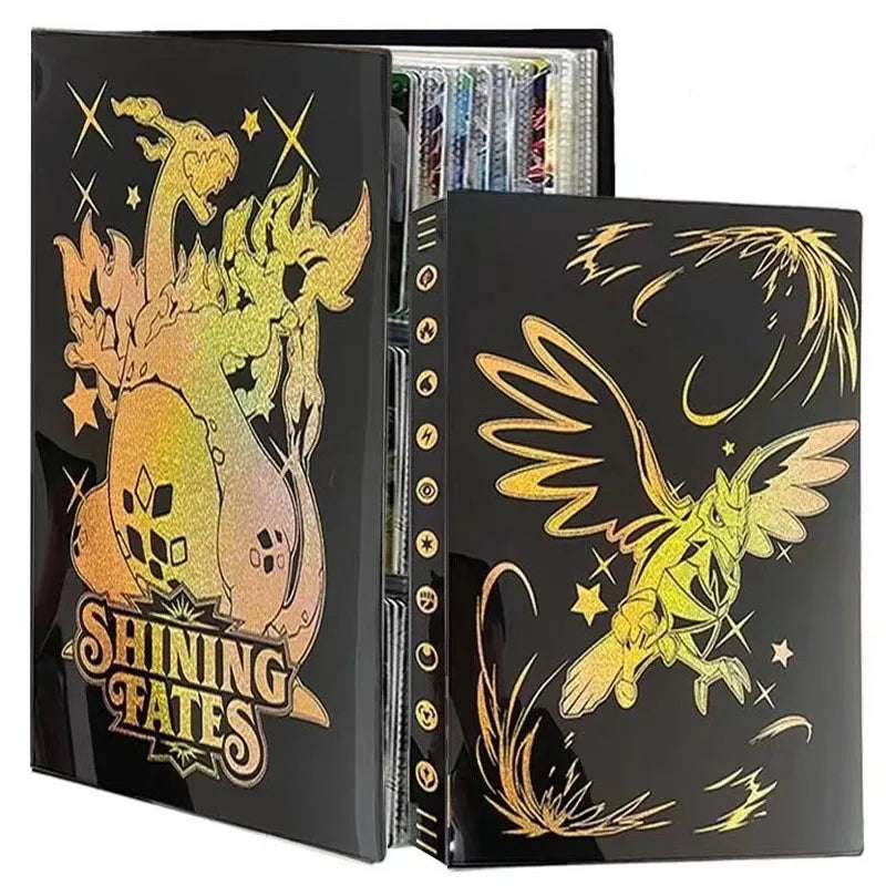 2024 Charizard Mewtwo Holder Binder Collections Folder Anime Card Protector Notebook for Pokemones Album 240/540Pcs Card Book