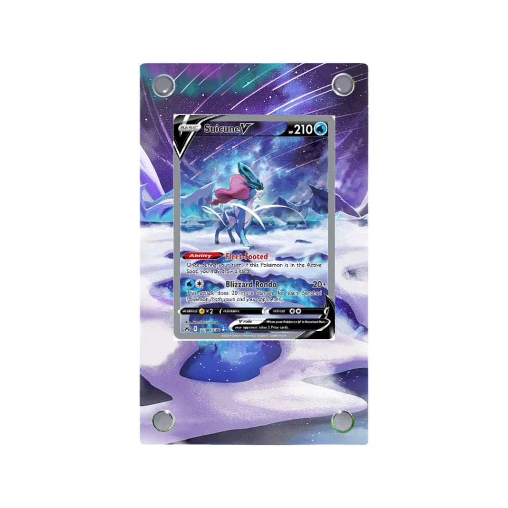 Entei Gastly Psyduck Dragonite Pokemon Acrylic Extended Painting Stuck Brick Anime Classics Game Collection Card Display Stand