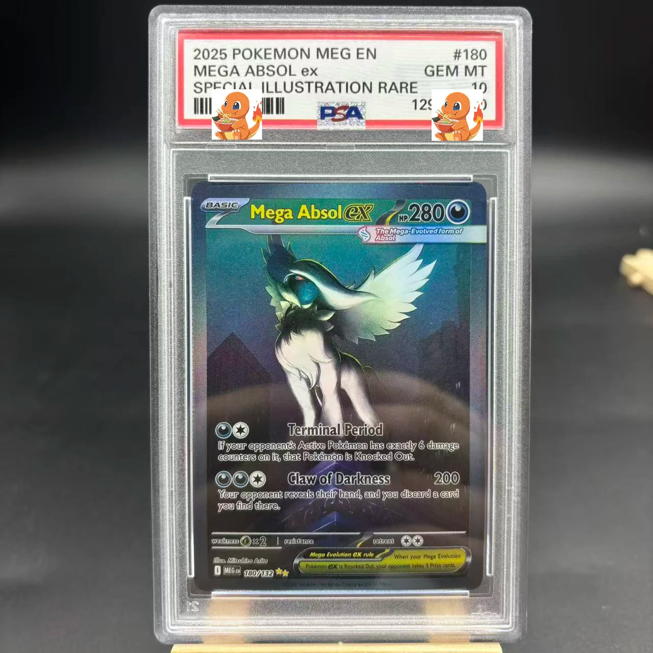 Diy 1pcs/set Pokemon PTCG PSA Pikachu Sableye&Tyranitar Ex Self Control Collect Signature Trading Flash Card Anime Cartoon Gift