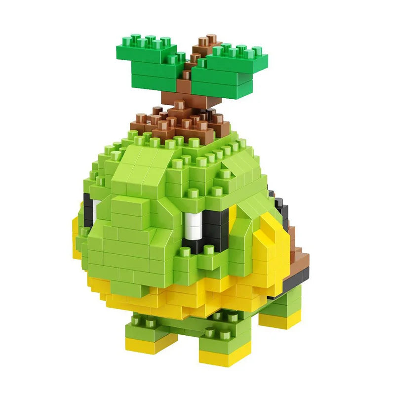 Pokemon building blocks mini small micro deform construction bricks nano Toy pikahcu Charmander Togepi children kids boy Game