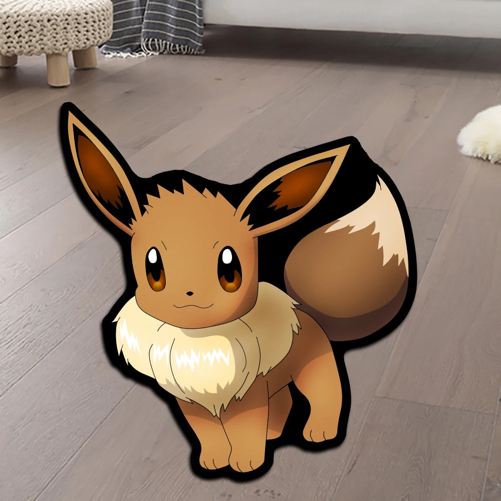 Area Rug Anime Pokémon Venusaur Greninja Charizard Pikachu Sylveon Charmander Customize Printed Carpet for Home Decor