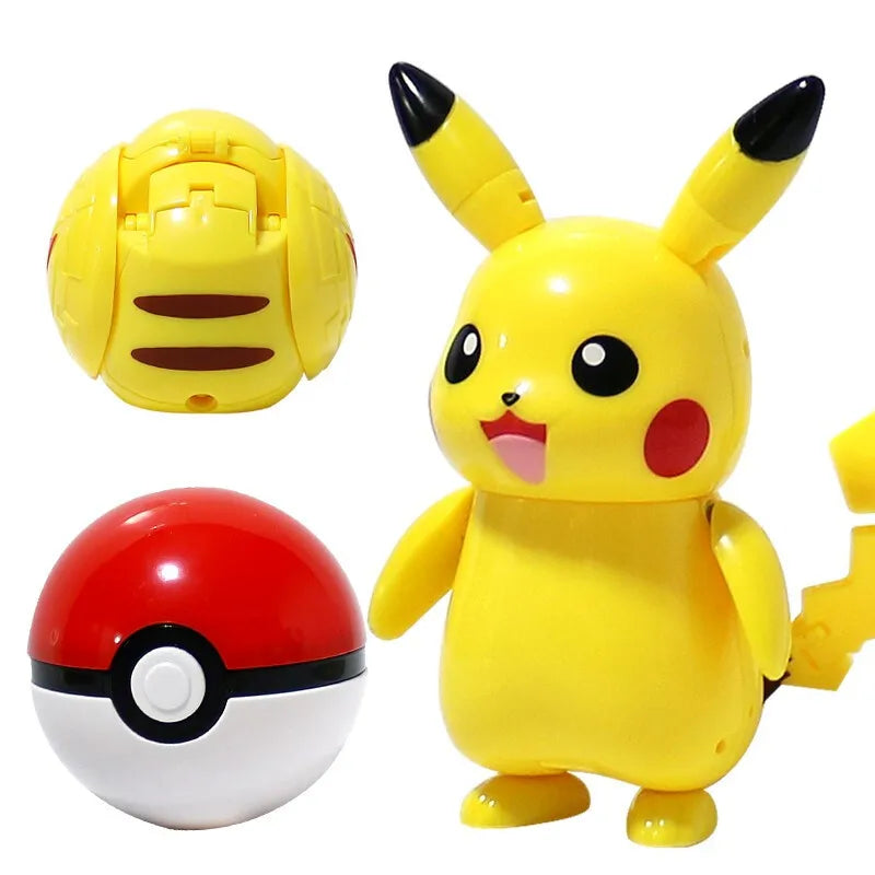 Genuine Pokemon Figure Ball Action Toy Mewtwo Venusaur Charizard Solgaleo Eevee Mewtwo Pikachu Box Pokeball Poke Ball Kids Gift