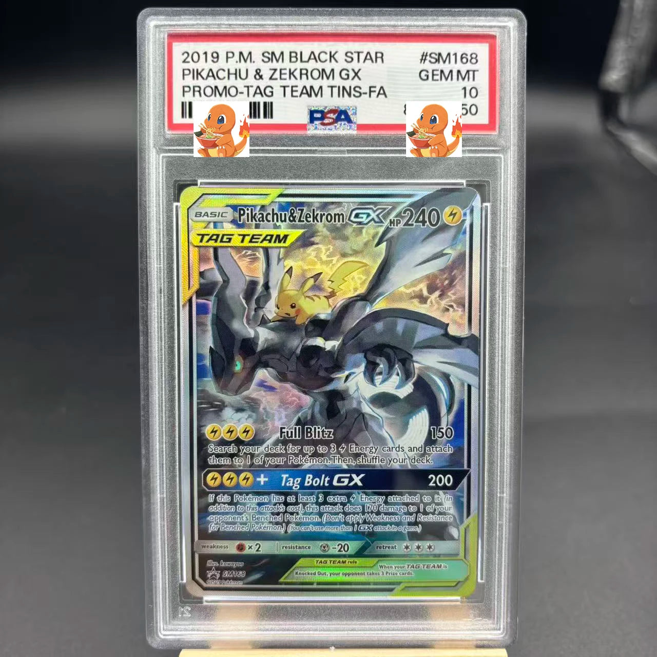 Diy 1pcs/set Pokemon PTCG PSA Pikachu Sableye&Tyranitar Ex Self Control Collect Signature Trading Flash Card Anime Cartoon Gift