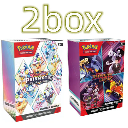 Pokemon Card v10 Booster bundle Destined Rivals Prismatic Evolutions Scarlet Violet 151 English Booster Transaction Cards Gifts