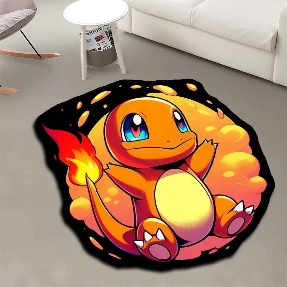 Area Rug Anime Pokémon Venusaur Greninja Charizard Pikachu Sylveon Charmander Customize Printed Carpet for Home Decor