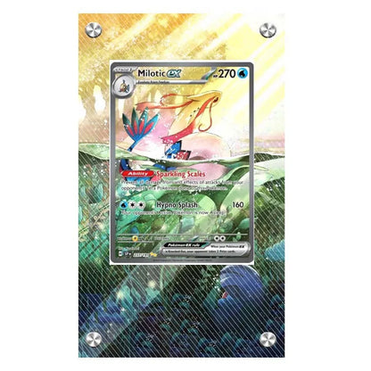 Pokemon Zekrom Reshiram Salamence Sv8 Milotic Durant Ceruledge Mew Extended Artwork Display Case Card Extended Art Stuck Brick